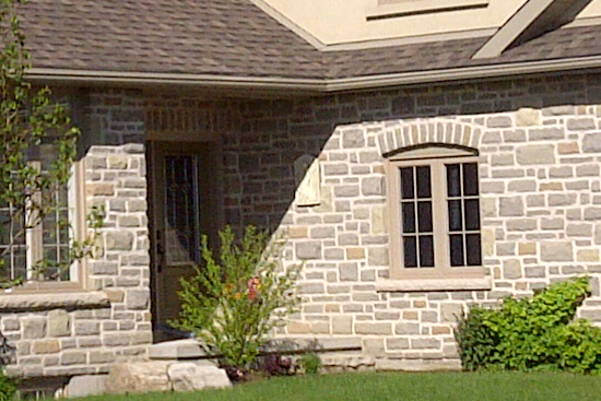 Custom garage door capping to match doors and windows